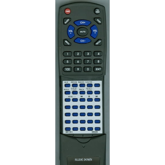 Replacement Remote for SANGEAN 389R110B1-A, 389R110B1A, RT389R110B1A, RCP6, WFR20