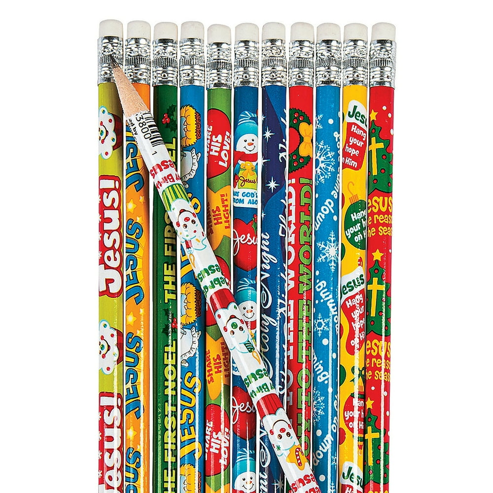 Fun Express Christmas Religious Pencil Assortment for Christmas
