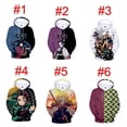 thumbnail image 2 of Demon Slayer Kimetsu No Yaiba Theme Anime Boy Girl Men Women Hoodies Spring Fashion Tops 3D Print Streetwear(#6,Size-Child 130), 2 of 8