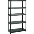 thumbnail image 2 of Safco 5245BL Boltless Steel Shelving, 5 Shelves, 36w x 18d x 72h, Black, 2 of 5