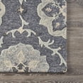 thumbnail image 5 of 7â€™ x 9â€™ Gray Floral Trellis Area Rug, 5 of 9