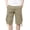Earthy Yellow, variant on Zimjoy Men's Casual Twill Tactical Cargo Shorts Elastic Waist Drawstring Knee Length Multi Pockets Summer Work Shorts, Khaki 29