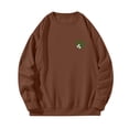 thumbnail image 6 of BVOFAR Mens Oversized Sweatshirts Crewneck Long Sleeve Casual Pullover Loose Fall Tops Cozy Graphic Sweatshirt Coffee XL, 6 of 6