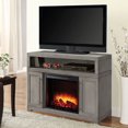 thumbnail image 4 of Muskoka Mackenzie 48" Light Weathered Grey Finish Media Electric Fireplace, 4 of 6