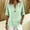 Green, variant on MAFYTYTPR Women's Notched V-Neck Button Detail Roll Cuff Short Sleeve Blouses Spring Summer Solid Color Loose Casual Tops for Everyday Wear 1PC S-XXL