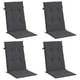 thumbnail image 1 of 4 Cojines para Silla Casafoyer Respaldo Alto Melange Antracita, 1 of 4