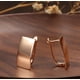 thumbnail image 4 of Aretes  Cuadradas Pendientes Mujer de Oro Galvanizado Elegantes De 18k Regalo Para Mujeres, 4 of 4