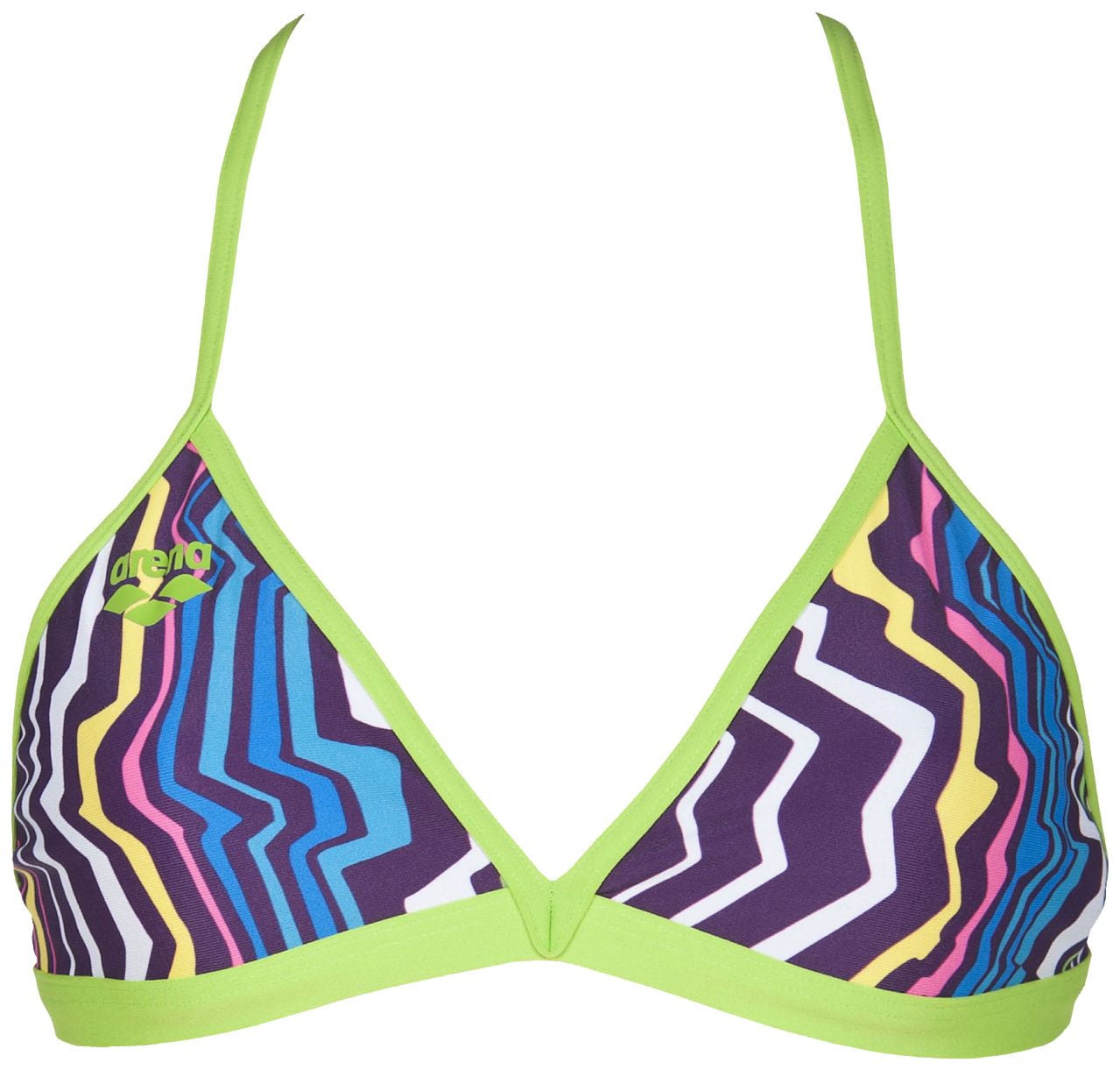 30 Arena Womens Zig Zag MaxLife Tie Back Top Navy-Red 30 Arena Womens Zig Zag MaxLife Tie Back Top Navy-Red