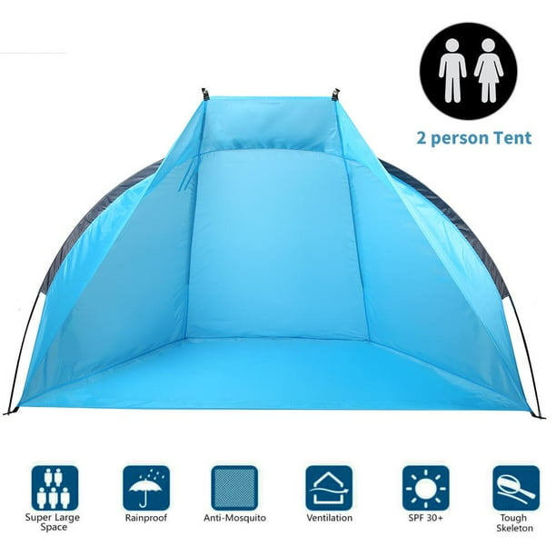 Gupbes Tent Outdoor Beach Sun Shade Windproof Camping Tent Seaside Garden Shelter Beach Sun Shade Tent Walmart Com Walmart Com