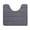 Heavy Gray, variant on Non Toilet Floor Mat 16x20,Bath Rug Around Toilet Base,U Shaped Bathroom Floormat,Memory Foam Toilet Floor Rug,Machine Washable