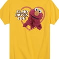 thumbnail image 3 of Sesame Street - Elmo Loves You - Toddler and Youth Short Sleeve Graphic T-Shirt, 3 of 5