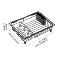 thumbnail image 5 of Expandable in Sink Dish Drying Rack - Adjustable Capacity Over The Sink Dish Drainer Drying Rack with Utensil Holder for Kitchen Counter, Drying Rack for Small Space,14.37“-21.06”L x 11.81“W x 3.74”D, 5 of 6