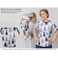 thumbnail image 6 of oneOone Cotton Poplin Royal Blue Fabric Tree Sewing Material Print Fabric By The Yard 56 Inch Wide, 6 of 6