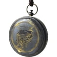 thumbnail image 2 of Nautical Ross London Brass Round Pocket Compass Marine Navigational Royal Device Gift Item, 2 of 6