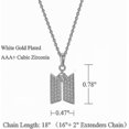thumbnail image 2 of Kpop Bts Army Necklace Pendant Bts Bangtan Boys Cubic Zirconia Jewelry Army Fans Gifts For Women Girls Boys Style-01, 2 of 2