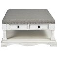 thumbnail image 1 of Progressive Furniture T127-01 Salon Carré Rembourré Table à Cocktails&44; Craie, 1 of 1