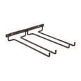thumbnail image 1 of HCTSHG Red Wine Rack 2 Rows Kitchen Hanging Cup Rack Tall Wine Glass Frame,Stemware Rack Hanger Under Cabinet Wine Glass Rack Kitchen Hanging Storage Rack Organizer, 1 of 8