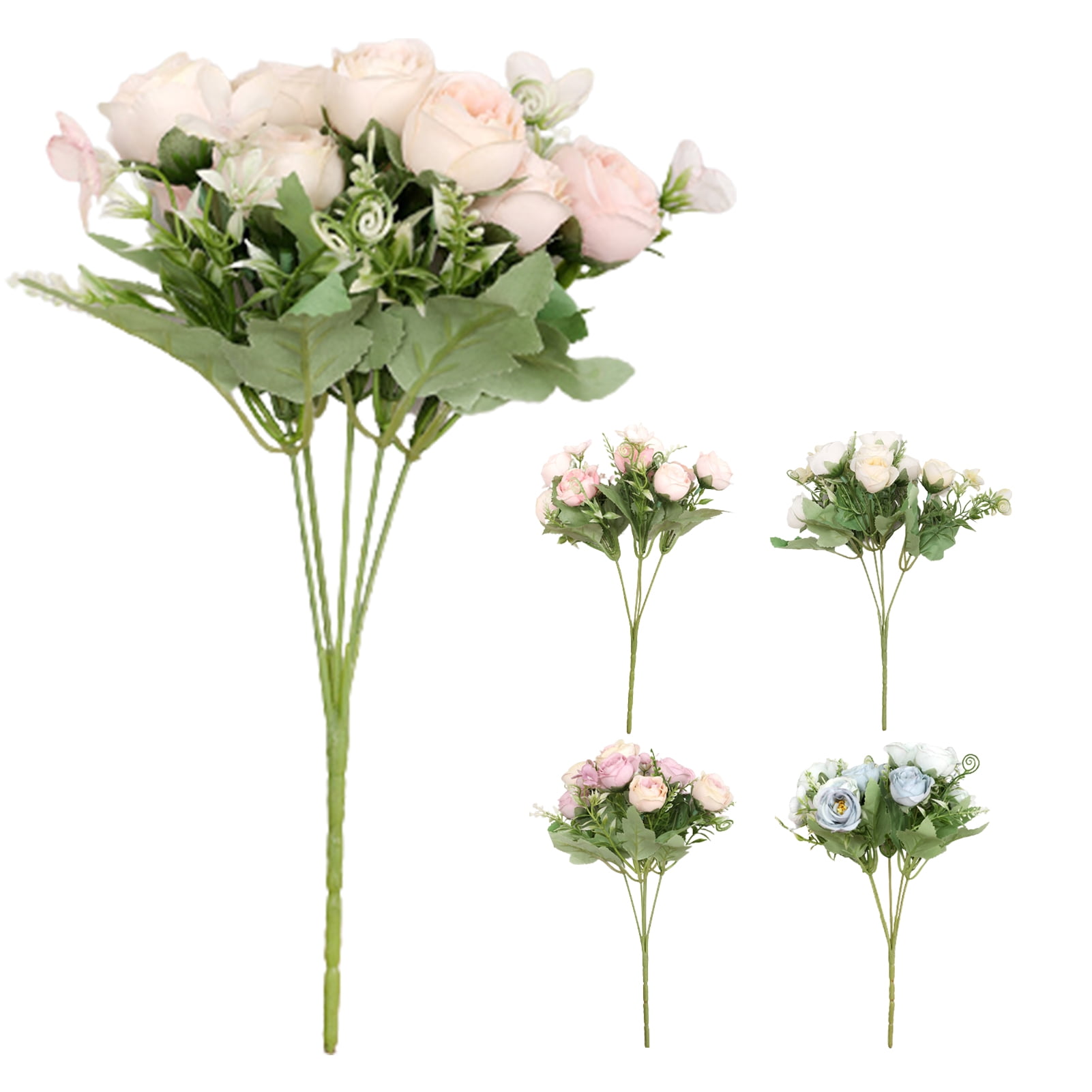 4x Artificial Lavender Flowers Bundle Fake Plants DIY Home/Wedding-Decor USA