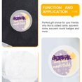thumbnail image 3 of Weiweiguan 20pcs Durable Button Badge Cover Button Badge Protector Round Badge Cover, 3 of 6