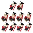 thumbnail image 4 of 10pcs en pie mini graduación oso dio dy bouquet decoración mini oso muñeca, 4 of 5