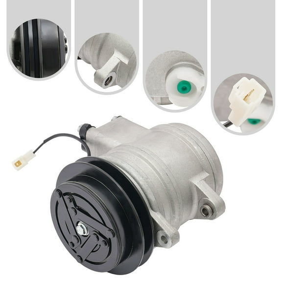 Toyota Corolla A/C Compressor for Mahindra Tractor Models 4510/5010/2538, 508-815, 717114, 12V, Direct Fit