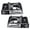 Clear Lens Black Housing Clear Reflector, variant on PIT66 Halogen Headlights Smoke Lens Black Housing Clear Reflector, Fit for 92-96 Ford F150/250/350 Bronco