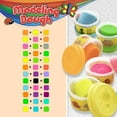 thumbnail image 4 of BAZIC Modeling Dough 1 Oz, 5 Fluorescent Colors, Non Toxic with Mold Caps, 36-Pack, 4 of 7