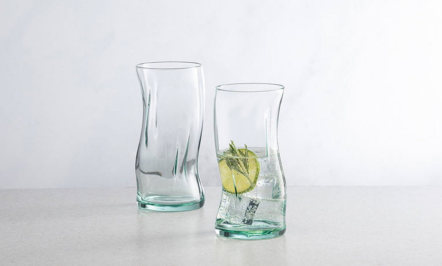 Better Homes & Gardens Wavy Green Tumbler, 14.9 fl oz