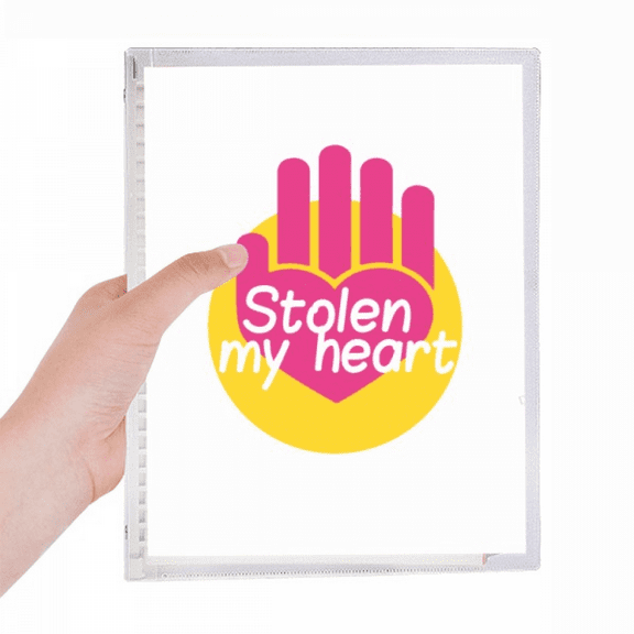 woman goddess lover stealing notebook loose diary refillable journal statiry