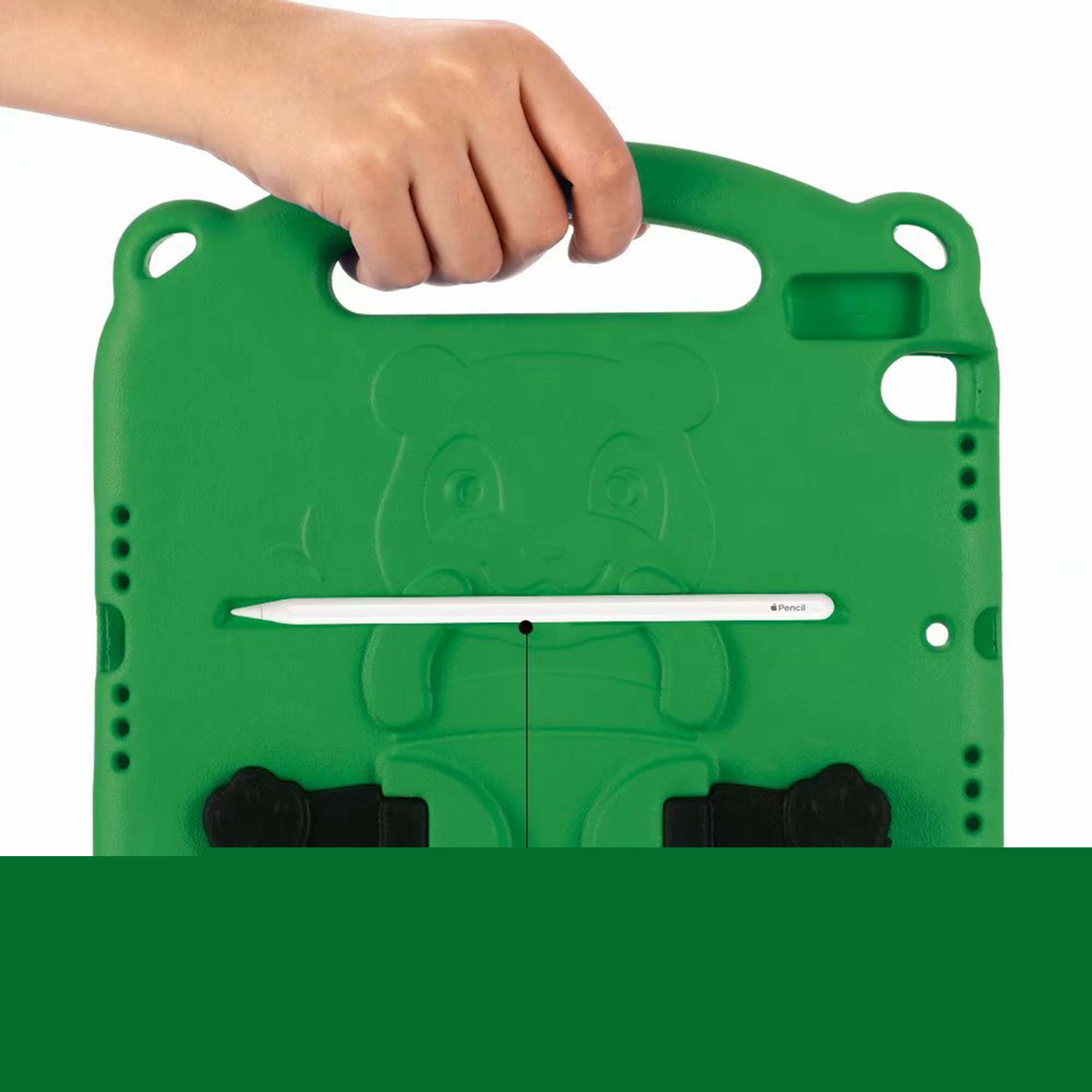 thumbnail image 1 of iPad 6th Generation Kids Case, iPad 5th Gen Case, iPad Air 2 Case, iPad Pro 9.7 Case, Dteck Shockproof Light Weight Handle Stand Case EVA Foam Protective Cover For iPad 9.7 inch (not fit iPad 2 3 4), 1 of 1