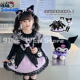 thumbnail image 2 of Sanrio Girl Cosplay Kuromi Kawaii Dress Autumn Winter Long Sleeved Princess Dress Little Devil Cos Christmas Girl Holiday Gift, 2 of 27