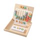 thumbnail image 3 of Alfabeto de madera Montessori y rompecabezas de formas Forma educativa temprana Cognición Tablero de clasificación para pequeños Niñas CUTICAT Rompecabezas de formas geométricas, 3 of 8