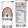thumbnail image 1 of Teacher Appreciation Valentines Gifts, Best Teacher Gifts for Women - Gifts for Teachers, Teacher Birthday Gifts, 20 oz Stainless Steel Teacher Coffee Tumbler Cup, 1 of 6