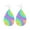 B, variant on Leather Earrings Tie Dyed Gradient Leather Earrings Water Drops Nurses Pencil Earrings Teacher Earrings