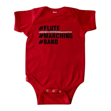 

Inktastic #Flute #Marching #Band Hashtag Text Gift Baby Boy or Baby Girl Bodysuit