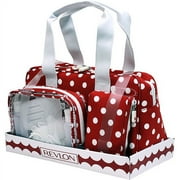 Revlon 3-Piece Red Dot Cosmetic Traveller Set with 4-Piece Bonus Accessories