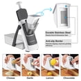 thumbnail image 5 of SupMaKin Professional Adjustable Vegetable Slicer - Stainless Steel Mandoline with 0.1-8mm Precision, Easy to Clean & Safe Kitchen Slicer for Efficient Food Prep, 5 of 9