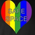 thumbnail image 3 of CafePress - Safe Space Middle Long Sleeve Dark T Shirt - Long Sleeve Dark T-Shirt, 3 of 4