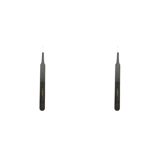 Vogacara Pinzas para pestañas Herramientas de extensión Eyewinker Suministros para pestañas 1.5MM ESD-13 ESD-13 de 1.5 mm 2piezas Vogacara CBP268203