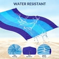 thumbnail image 5 of Beach Blanket 79" X 83" Lightweight Waterproof Sandproof Beach Mat Quick Drying Picnic Mat, 5 of 8