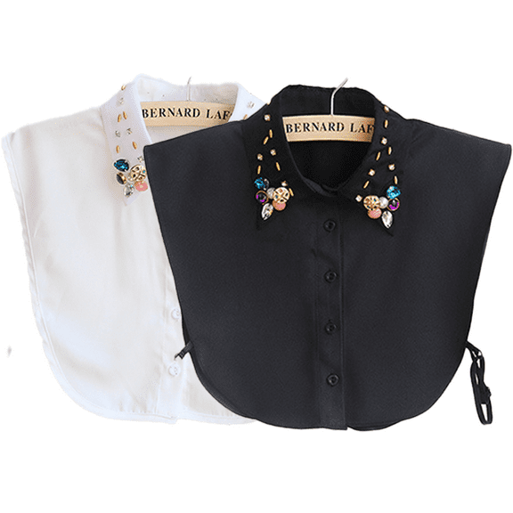 Yoyauz False Collar Detachable Collar Shirt Dickey Collar Half Shirt False Collar Suitable for Girls and Women