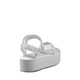 thumbnail image 4 of Sandalia universal de forma plana Teva para mujer, color blanco brillante, 10 EE. UU., 4 of 5