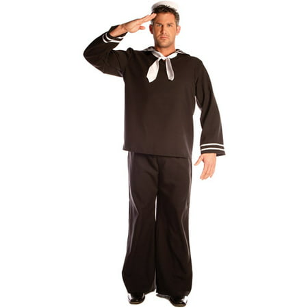 Black Sailor Complete Adult Halloween Costume, Size: Men's - One Size