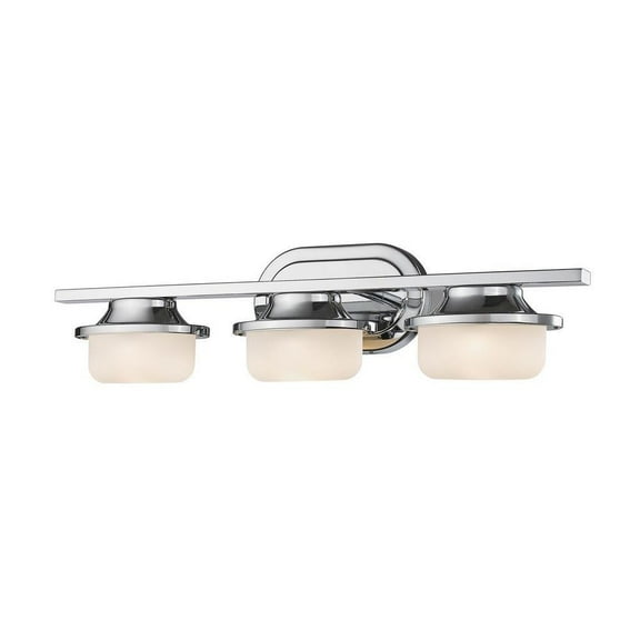 24W 3 Led Vanity Light Fixture in Industrial Style 23.4 inches Wide By 6 inches High-Chrome Finish Bailey Street Home 372-Bel-2272335