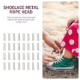thumbnail image 2 of KAKOWELY 150 Pcs Shoelace Rope Head Caps Shoe Lace Tips Metal Rope Buckles Tail Clips,0.79"X0.24"X0.16", 2 of 5