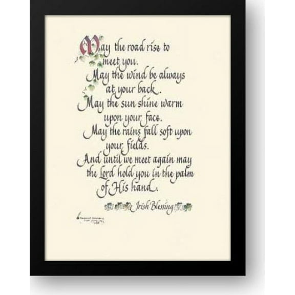 Irish Blessing 12x14 Framed Art Print by Simmons, Thomas