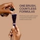 thumbnail image 3 of Brocha de base Anisa Beauty Pinnacle Professional Vegan, 3 of 5