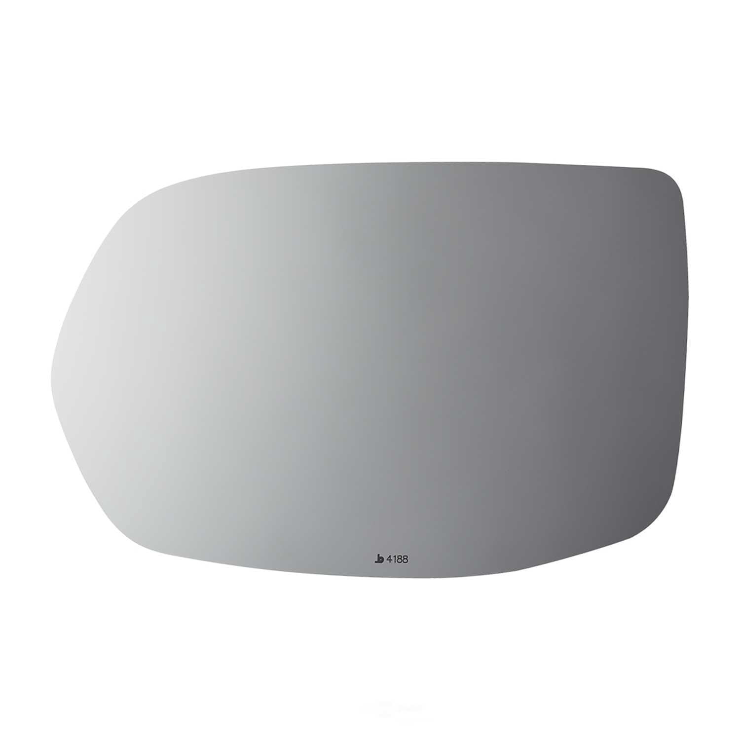 Burco Side View Mirror Replacement Glass - Clear Glass - 4188