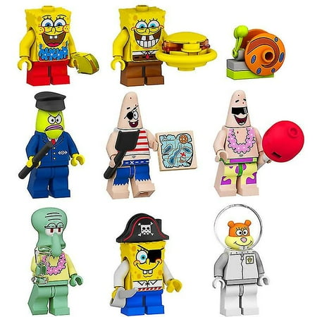 Spongebob Squarepants Building Blocks Doll Octopus Brother Sent Big ...