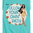 thumbnail image 3 of Disney Princess - Pocahontas Follow Your Own Path - Girls Fitted Short Sleeve T-Shirt, 3 of 5